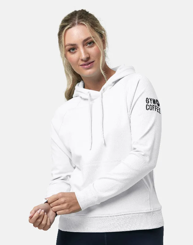 Chill Hoodie in Ultra White Hoodie with Crew Neck Simple Timeless