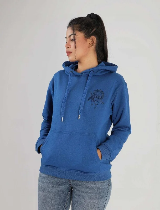 Comfort Midweight Hoodie Hoodie with Mock Neck Collared Structured