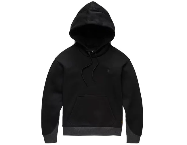 G Star Raw Womens Premium Core Hooded Sweater Black Hoodie with Belted Waist Structured Tailored G Star Raw Womens Premium Core Hooded Sweater Black Hoodie with Belted Waist Structured Tailored