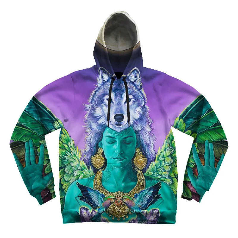 Independent Soul Unisex Hoodie Hoodie with Double Zipper Versatile Adjustable
