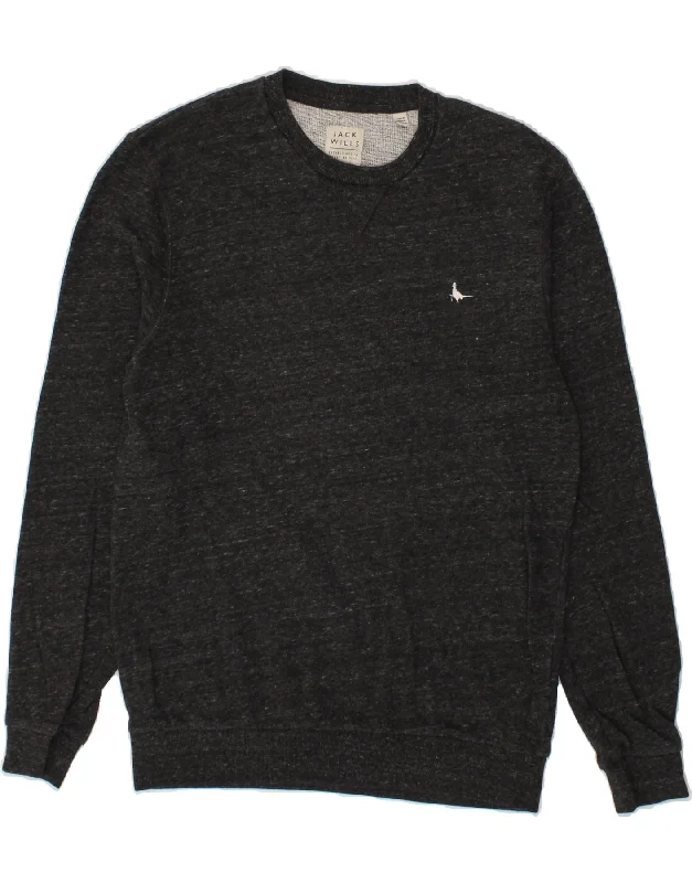 JACK WILLS Mens Sweatshirt Jumper Medium Grey Flecked Cotton Hoodie with Oversized Fit Loose Comfortable JACK WILLS Mens Sweatshirt Jumper Medium Grey Flecked Cotton Hoodie with Oversized Fit Loose Comfortable