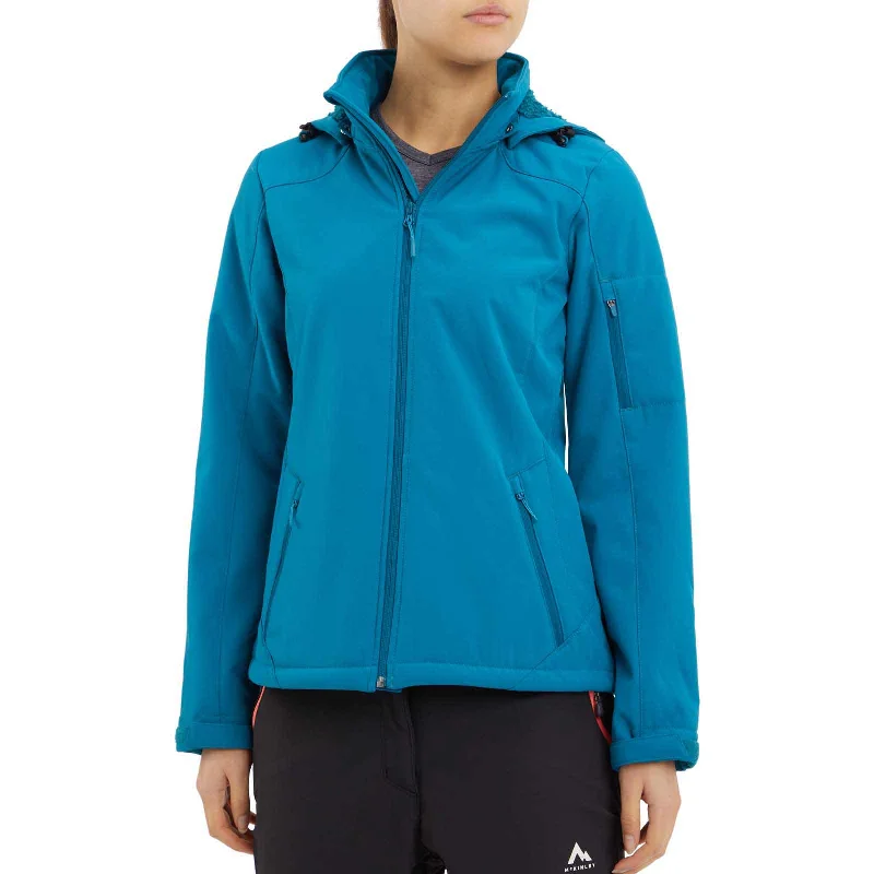 McKinley Womens Tura II Jacket Hoodie with Bell Sleeves Flared Feminine