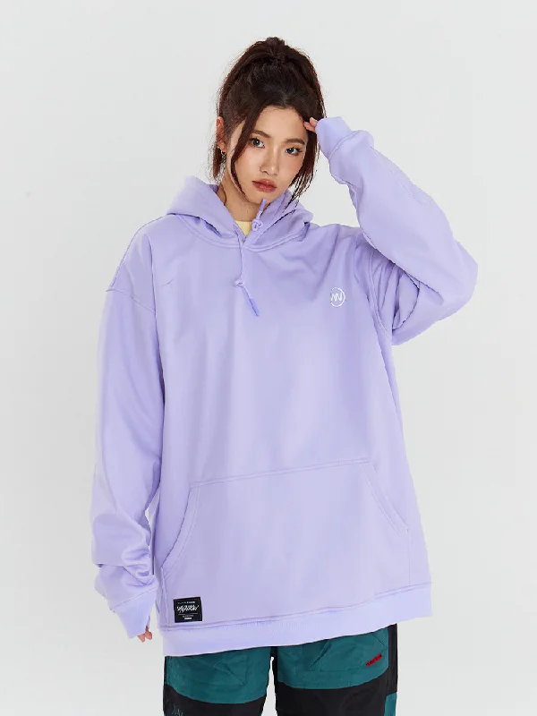 NANDN Waterproof Fleece Hoodie - Women's Hoodie with Hem Embroidery Detailed Premium NANDN Waterproof Fleece Hoodie - Women's Hoodie with Hem Embroidery Detailed Premium