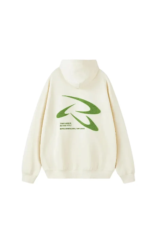Frisbee Towel Embroidered Hoodie Hoodie with Strings Custom Fit Adjustable