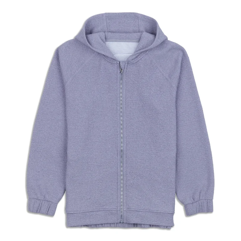 Pave New Ways Full Zip - Resale Hoodie with Front Slit Layering Stylish