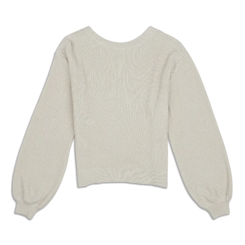 Reversible Crossover Sweater Cotton Hoodie Fleece Lining Warmth