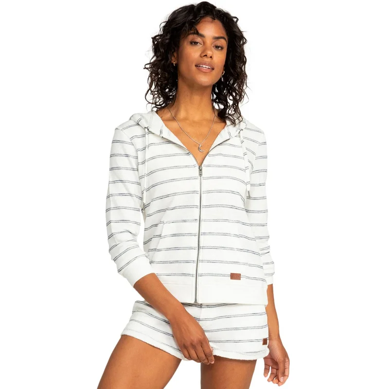 Roxy Womens Perfect Wave Stripes Zip-Up Hoodie Hoody Hoodie with Magnetic Closure Innovative Modern Roxy Womens Perfect Wave Stripes Zip-Up Hoodie Hoody Hoodie with Magnetic Closure Innovative Modern