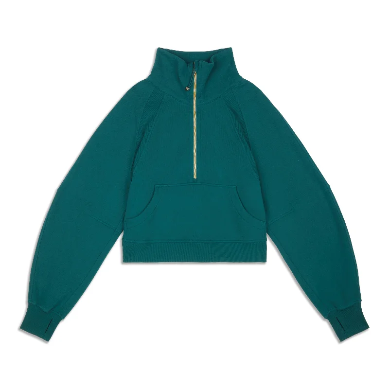 Scuba Oversized Funnel Neck - Resale Hoodie with Print Artistic Unique