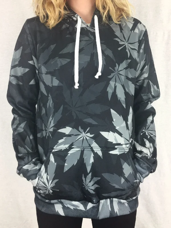 So High Black Unisex Hoodie Hoodie with Hem Detail Decorative Unique
