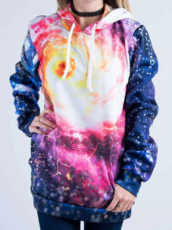 Space Hole Unisex Hoodie Hoodie with Fur Luxurious Winter