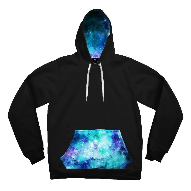 Space Jam Galaxy Contrast Unisex Hoodie Hooded Sweatshirt Casual Wear Street Style