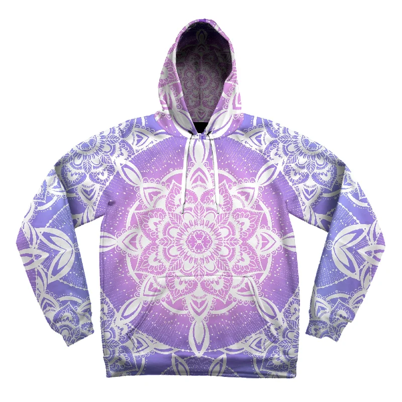 Starlight Mandala Unisex Hoodie Hoodie with Elastic Waist Stretchable Comfortable