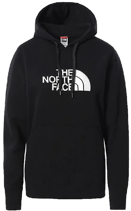 The North Face Womens Drew Peak Hoodie Black Hoodie with Cuffed Sleeves Snug Secure The North Face Womens Drew Peak Hoodie Black Hoodie with Cuffed Sleeves Snug Secure