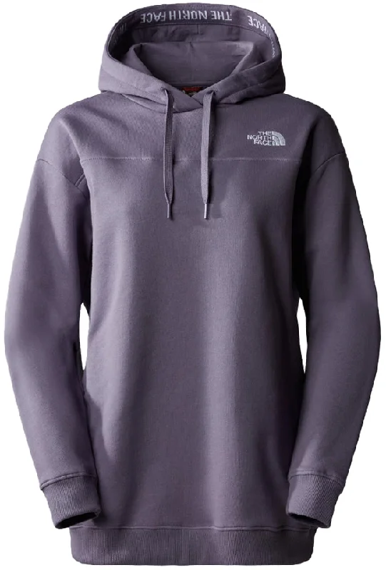 The North Face Womens Zumu Hoodie Lunar Slate Hoodie with Raglan Sleeves Sporty Comfortable The North Face Womens Zumu Hoodie Lunar Slate Hoodie with Raglan Sleeves Sporty Comfortable