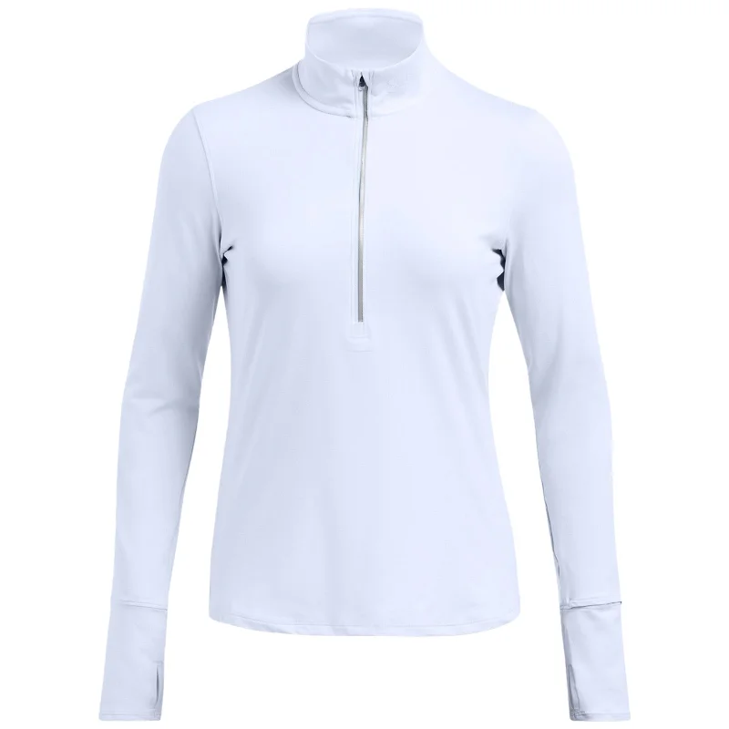 Under Armour Launch Pro Womens Half Zip Hoodie with Rhinestones Sparkly Elegant