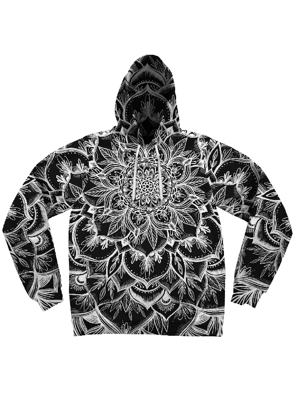 Yin Mandala Unisex Hoodie Hoodie with Cuffed Sleeves Snug Secure