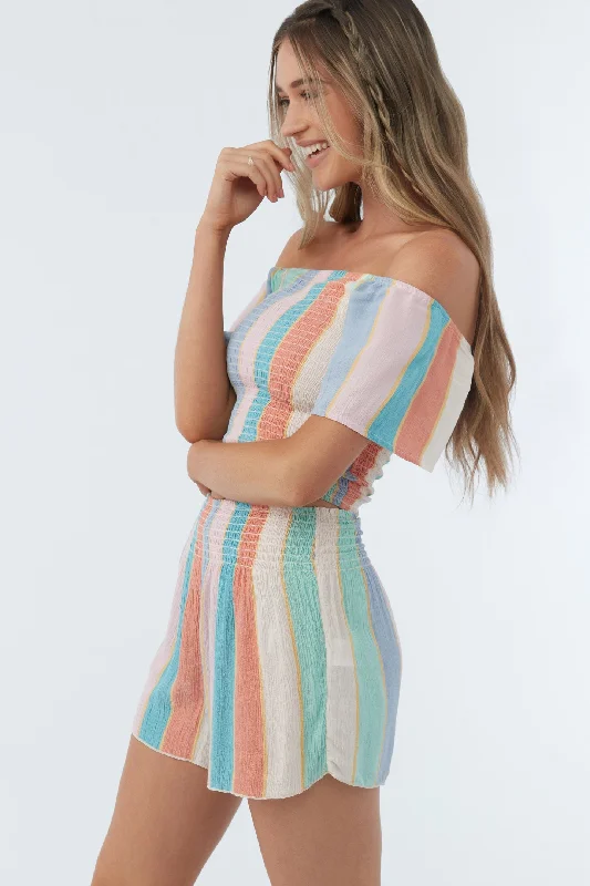 COVE STRIPE SHORT Loose Boho Shorts
