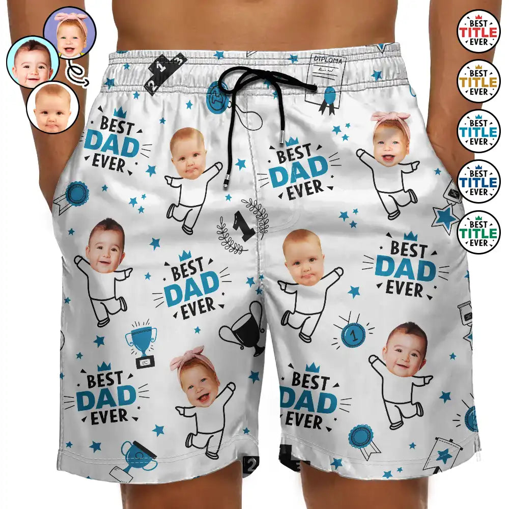 Custom Photo Kids Dancing - Personalized Unisex Beach Shorts Summer Relaxed Shorts