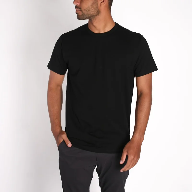 Density Premium T-Shirt Black Chic Tailored Shorts