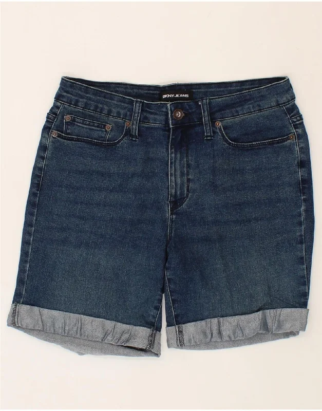 DKNY Womens Denim Shorts US 6 Medium W30 Blue Cotton Vacation-Ready Shorts