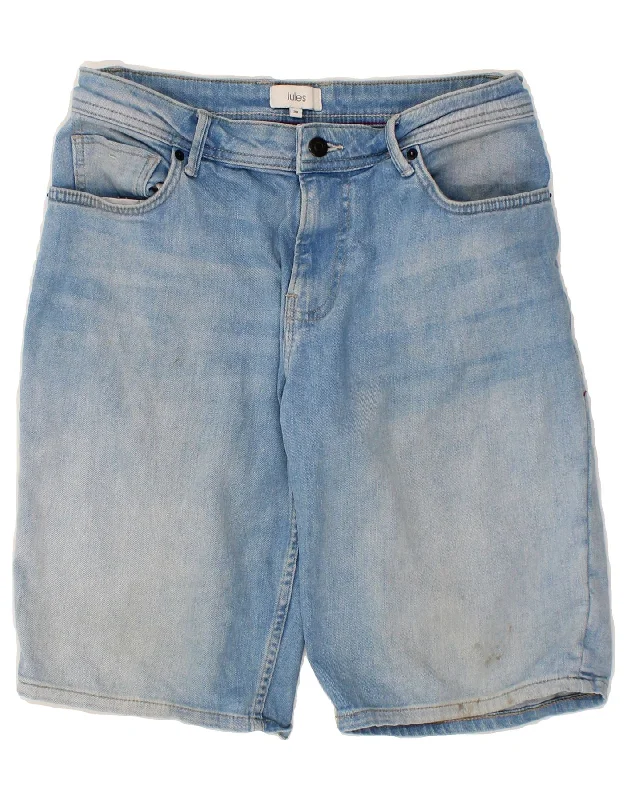 JULES Womens Denim Shorts EU 38 Medium W30  Blue Cotton Easygoing Lounge Shorts