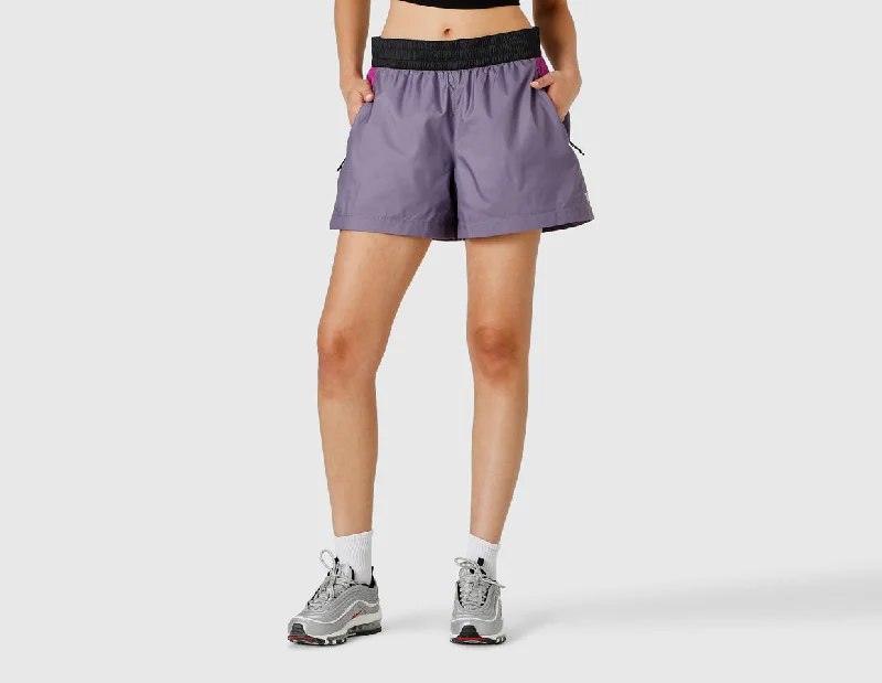 The North Face Women's TNF X Shorts Lunar Slate / Purple Cactus Flower Lightweight Quick-Dry Shorts