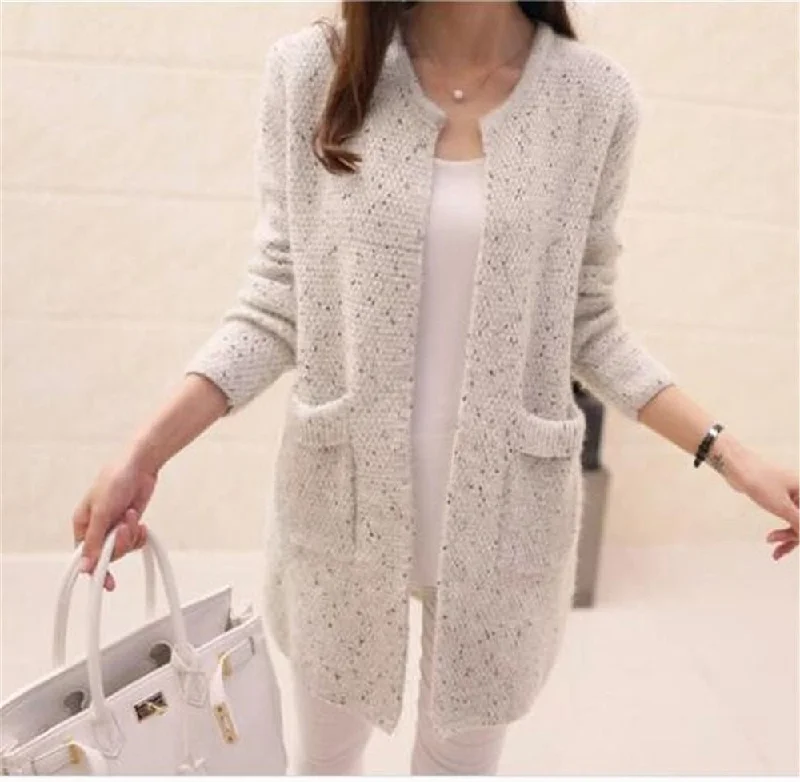 2019 Hot Women Spring Autumn Long Soft Touch Knit