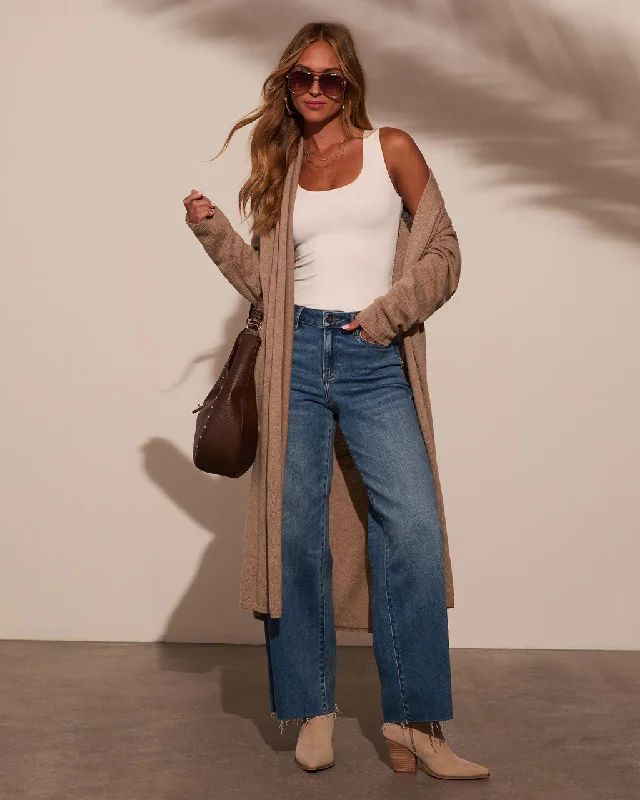 By My Side Cashmere Blend Duster Cardigan Chic Relaxed Fit