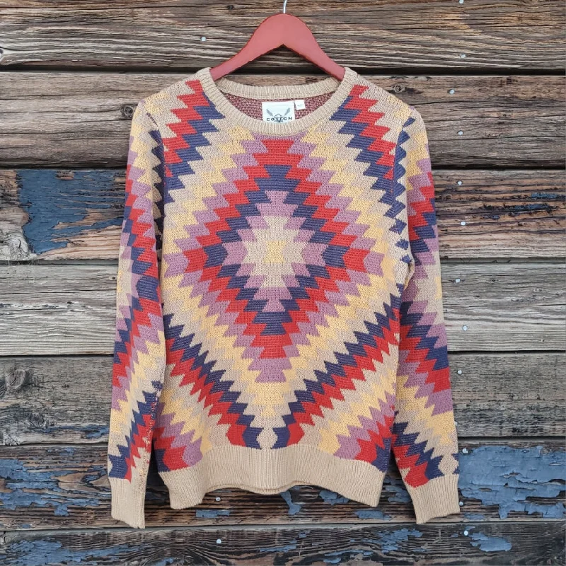 Cotton and Rye - Women's Southwestern Pullover Sweater Women's Luxurious Jacket