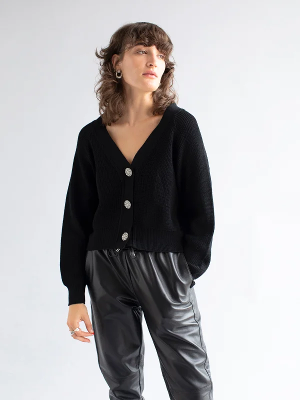Drop Shoulder Knit Cardigan BACK IN STOCK Trendy Wool Jumper