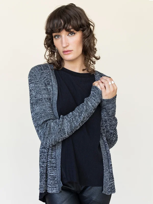 Galaxy Knit Cardigan Fitted Office Sweater