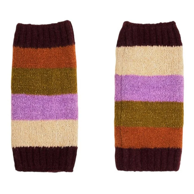 Lilia Wrist Warmers Vintage Mix Casual Knit Sweater