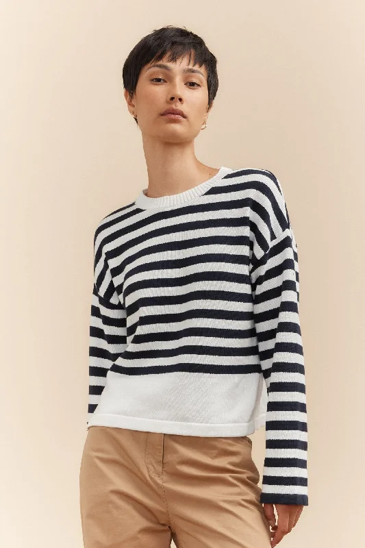Oversized striped sweater Modern Elegant Knit