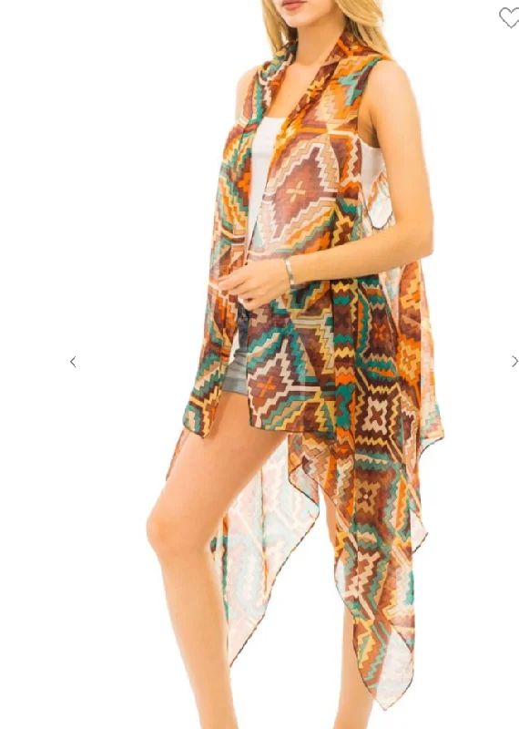 Pixel Inner Diamond Geometric Printed Vest - 3 Colors High-Quality Wool Knit