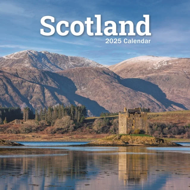 Scotland Square Mini Calendar 2025 Trendy Wool Jumper