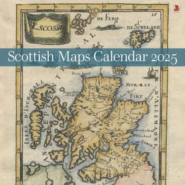 Scottish Maps Calendar 2025 Modern Elegant Knit