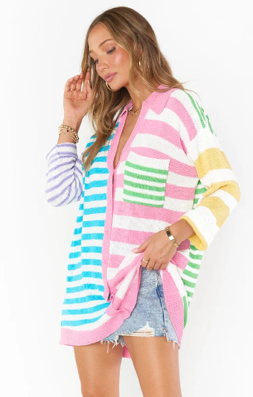 Sonny Sweater ~ Candy Chalk Knit Woolen Fitted Sweater