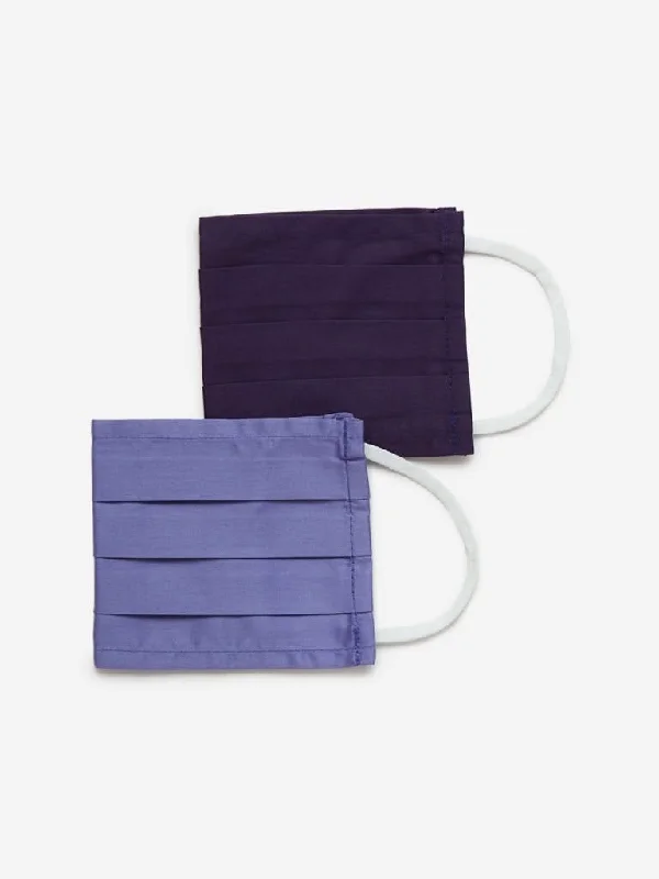 Studiowest Lilac Pleated Outdoor Masks Pack of Two Women's Radiation Jacket