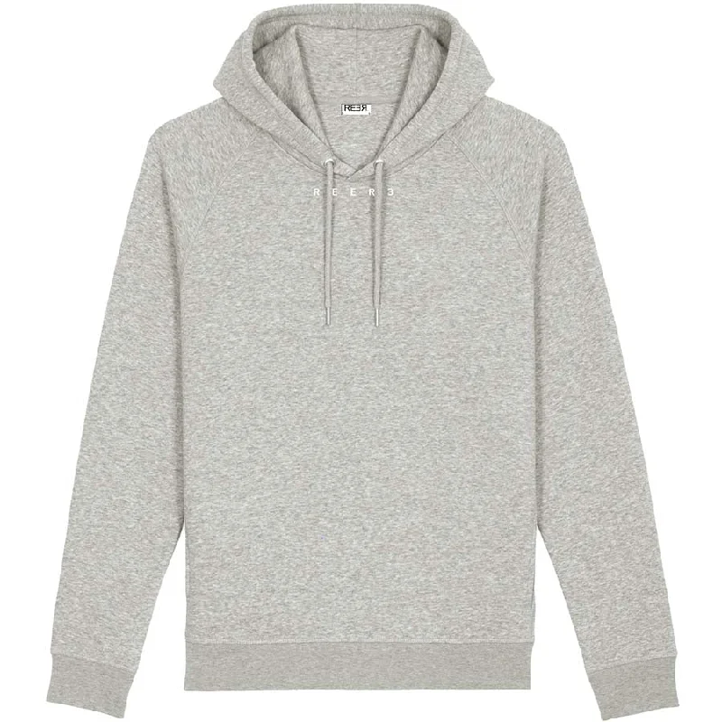 UNISEX ORGANIC COTTON HOODIE IN GREY Classic Winter Knit