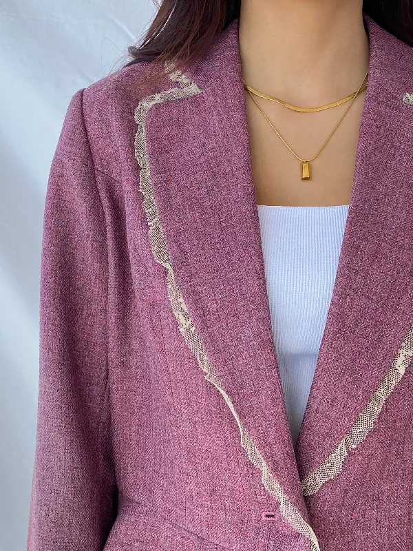 Vintage Good Clothes Collections Blazer Women's Professional Jacket