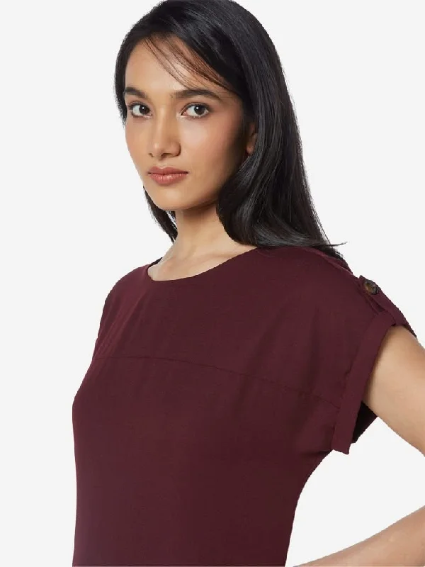 Wardrobe Wine Riley Dress Women's Boutique Jacket