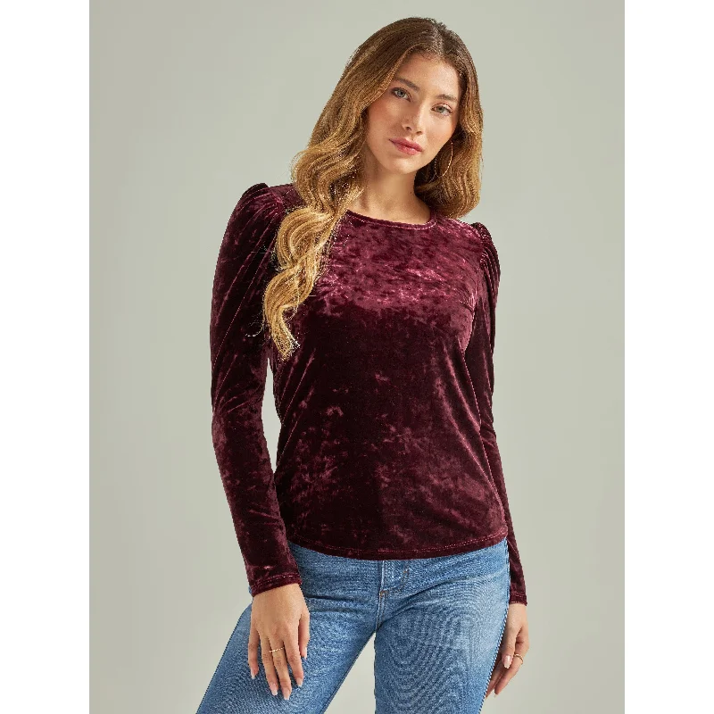 Wrangler Women's Retro Port Royale Cut Out Back Top Women's Patchwork Suit