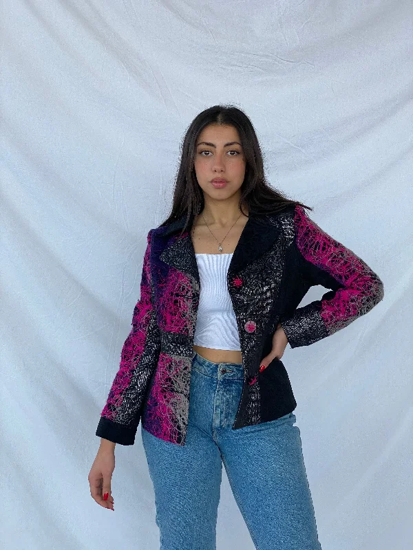 Y2K 101 Idees Heavy Blazer Women's High-End Blazer